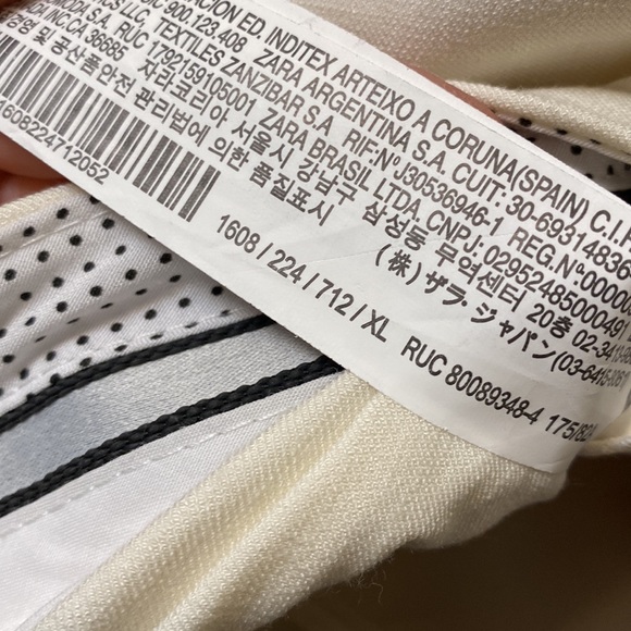 Zara Women’s Menswear style High Waisted Trousers - Picture 11 of 12